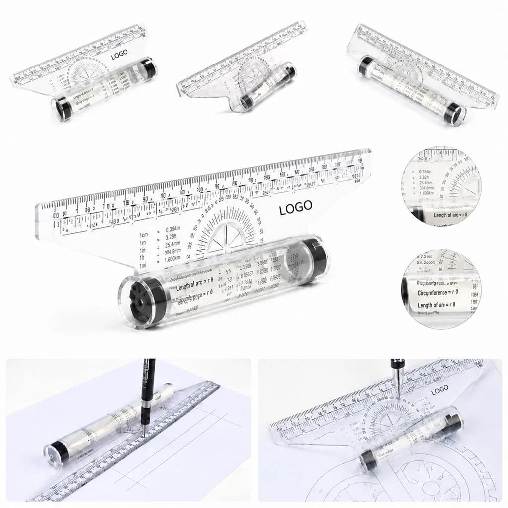 Multifunctional Rolling Ruler for Parallel Drawing