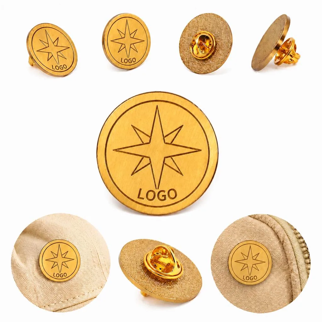 Custom Durable Metal Lapel Pins for Clothing and Bags
