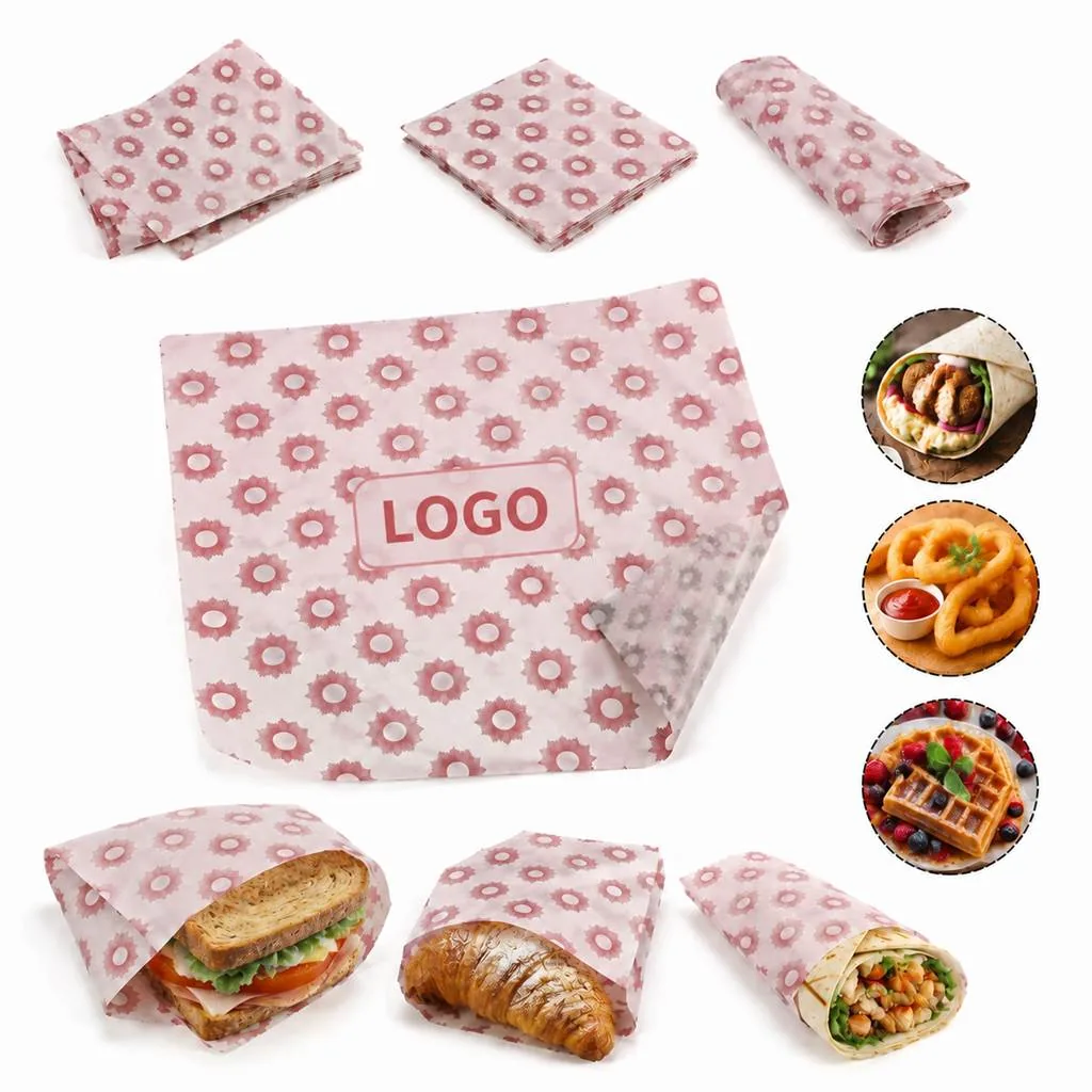 Floral Greaseproof Baking Paper, Oil-Resistant Disposable