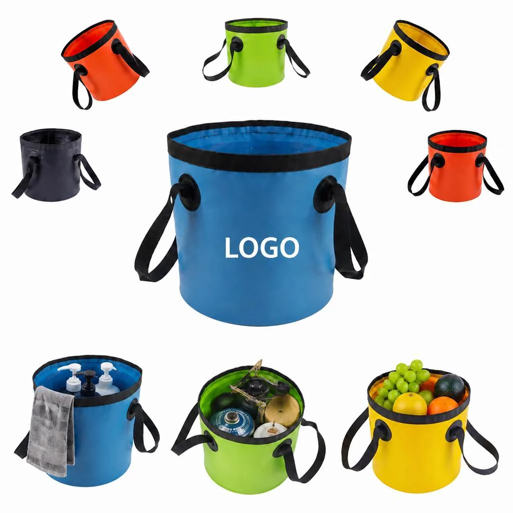 11L Collapsible Folding Water Bucket for Camping Hiking