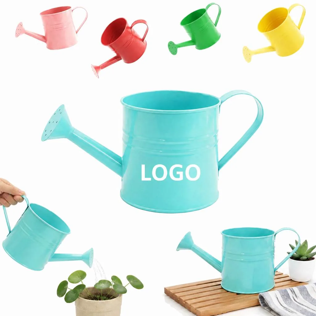 Vintage Metal Watering Can Planter for Indoor Outdoor