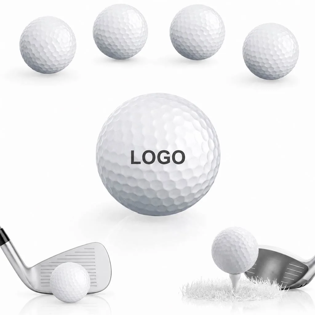 Titanium Mesh Golf Ball, 2-Layer Surlyn Cover for Distance
