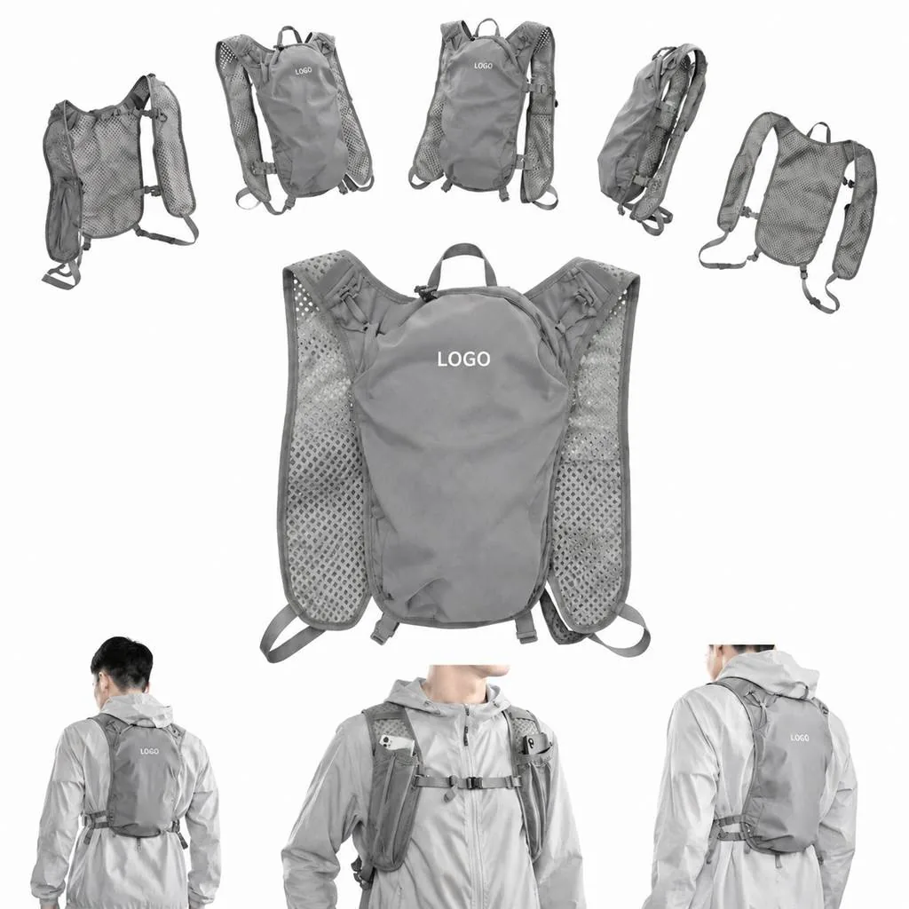 Breathable Vest Style Sports Backpack for Outdoor Hiking