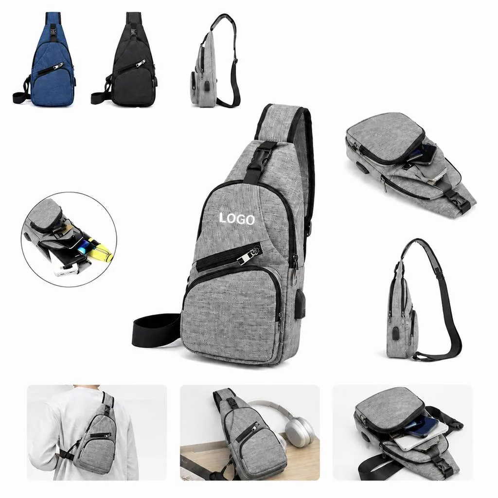 Waterproof Crossbody Sling Bag with Adjustable Strap