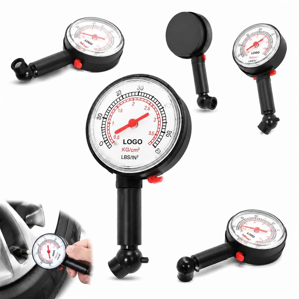 Precision Stainless Steel Tire Pressure Gauge