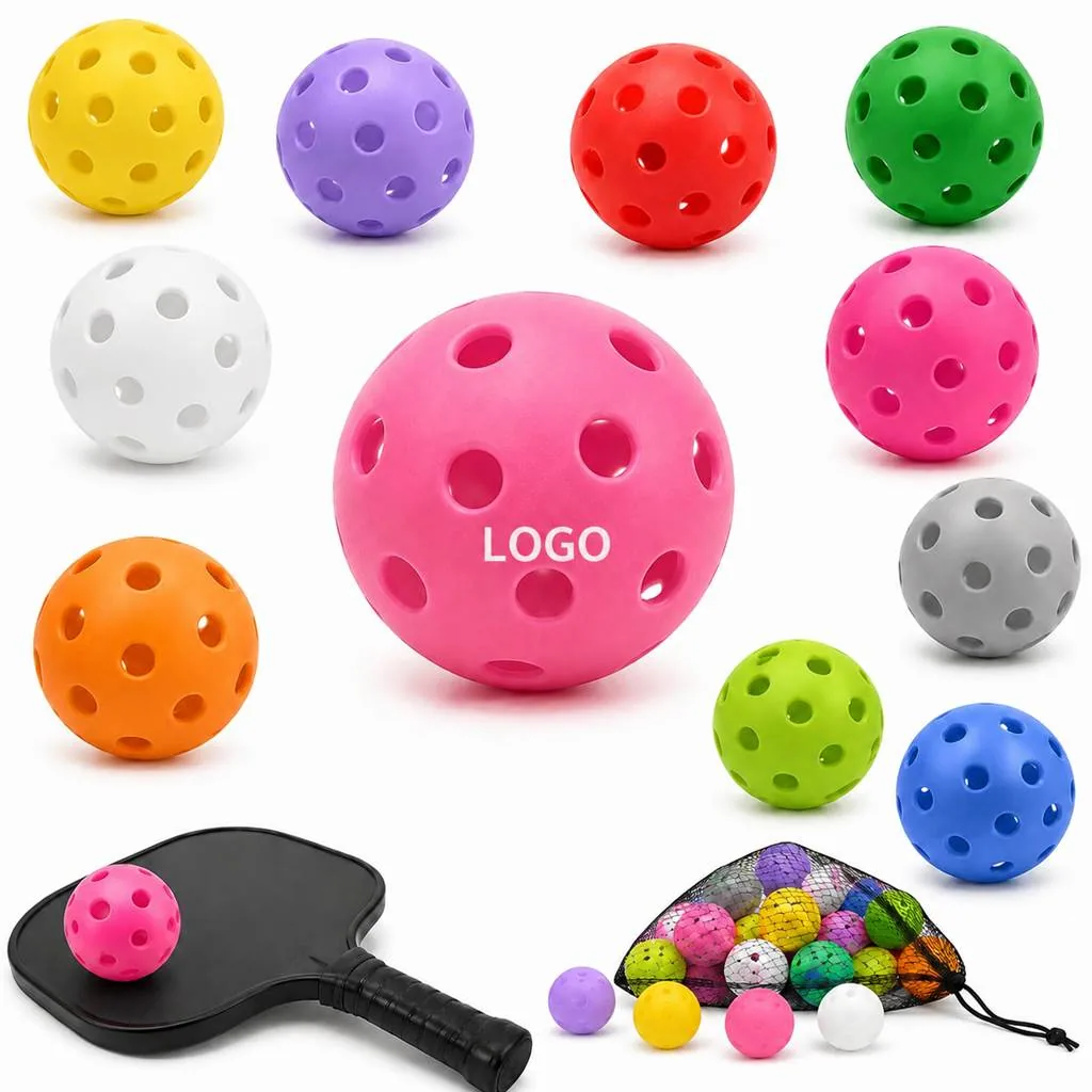 Outdoor Pickleball 40-Hole Durable Flight Stable Lightweight