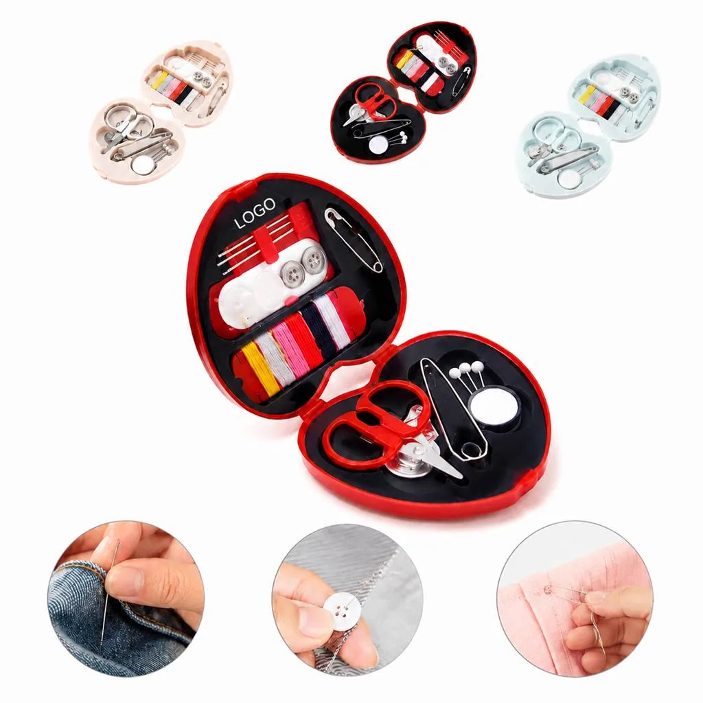 Compact Sewing Kit with Essential Tools for Travel and Home