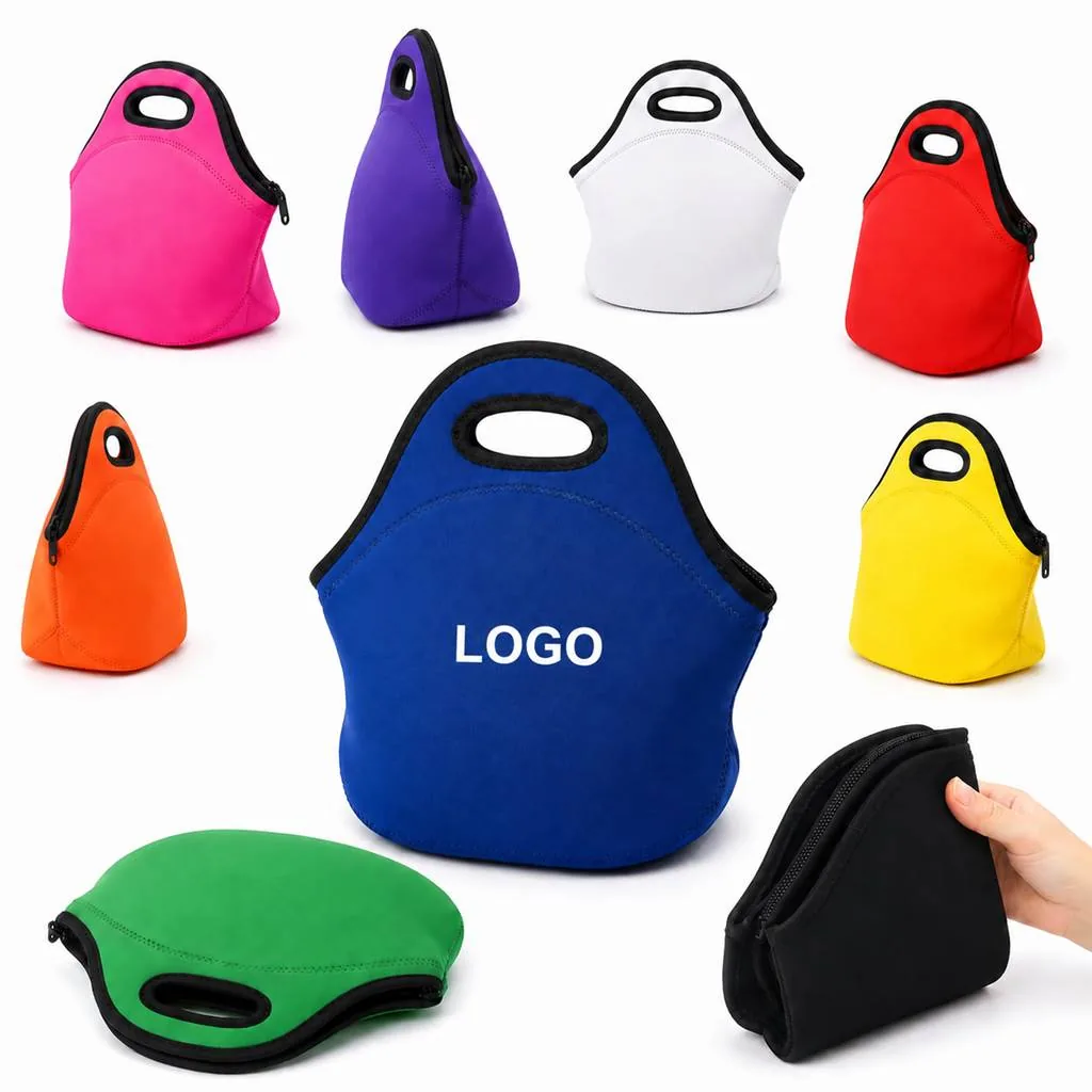 Neoprene Insulated Lunch Tote Bag, Waterproof for Work
