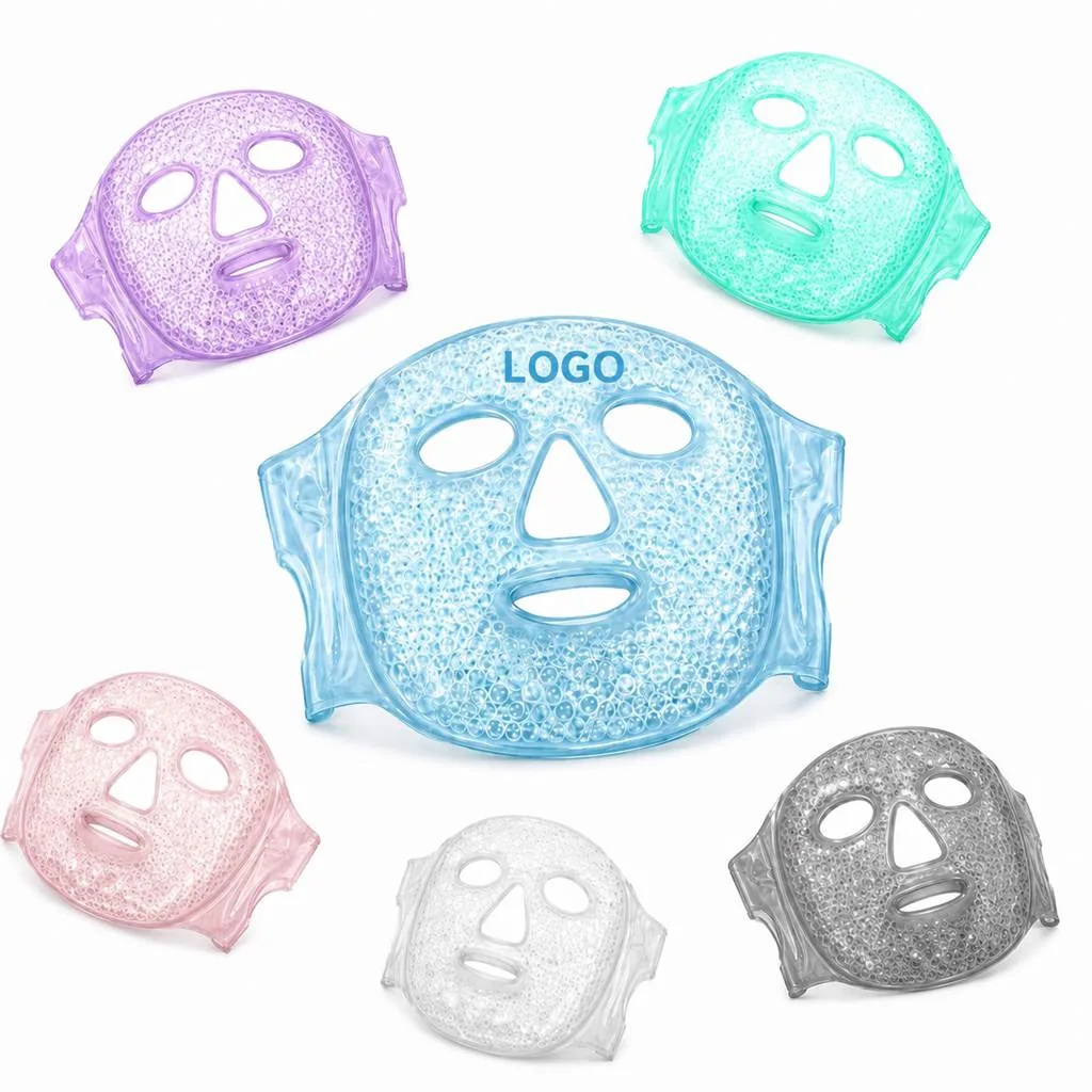 Reusable Gel Beads Hot/Cold Face Mask for Spa Therapy