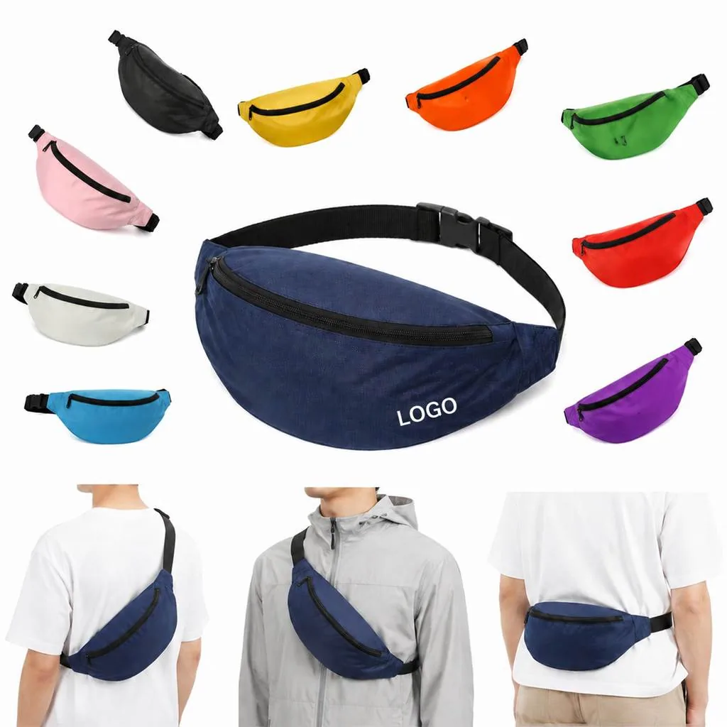 Waterproof Multifunctional Nylon Waist Bag with Adjustable