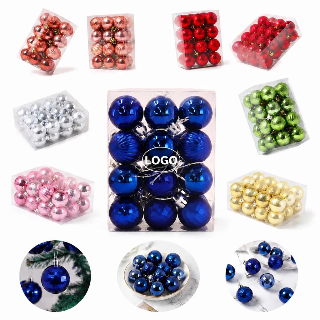 Shatter-Resistant PVC Ornament Balls for Christmas Tree