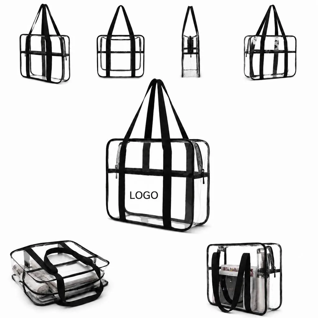 Clear Stadium Tote Bag for Security Checks