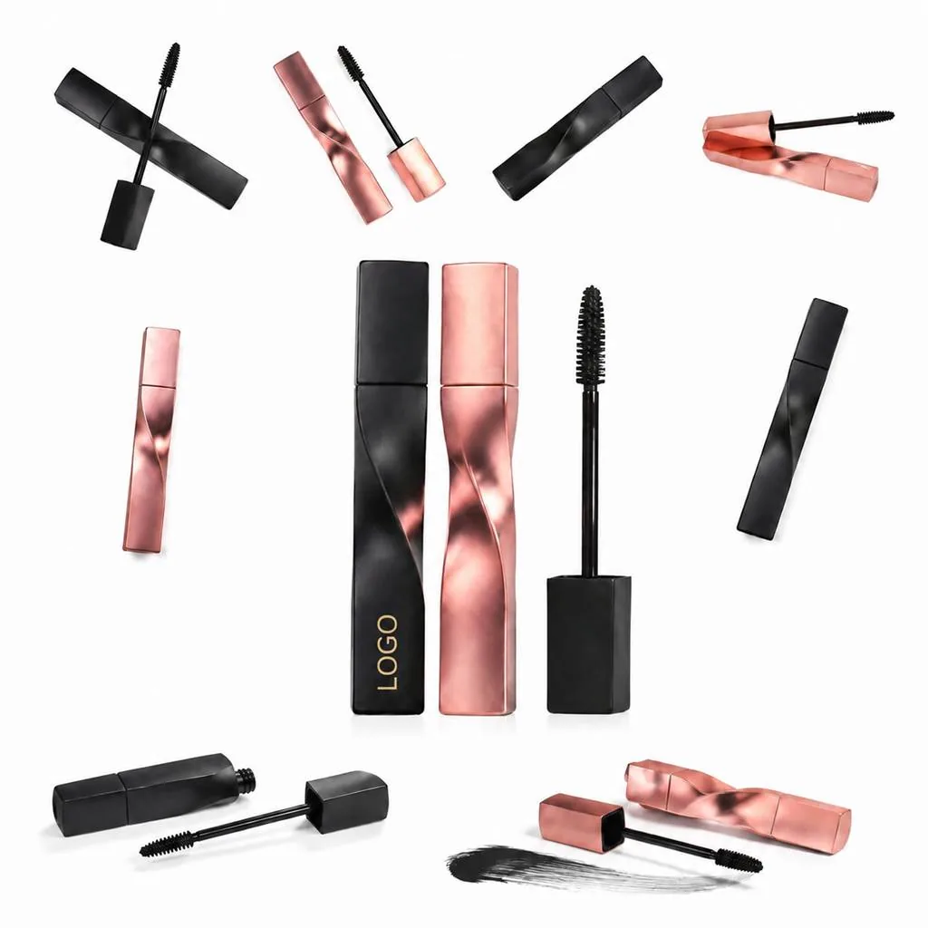 TWISTABLE Mascara Tube, Portable Reusable Leak-Resistant