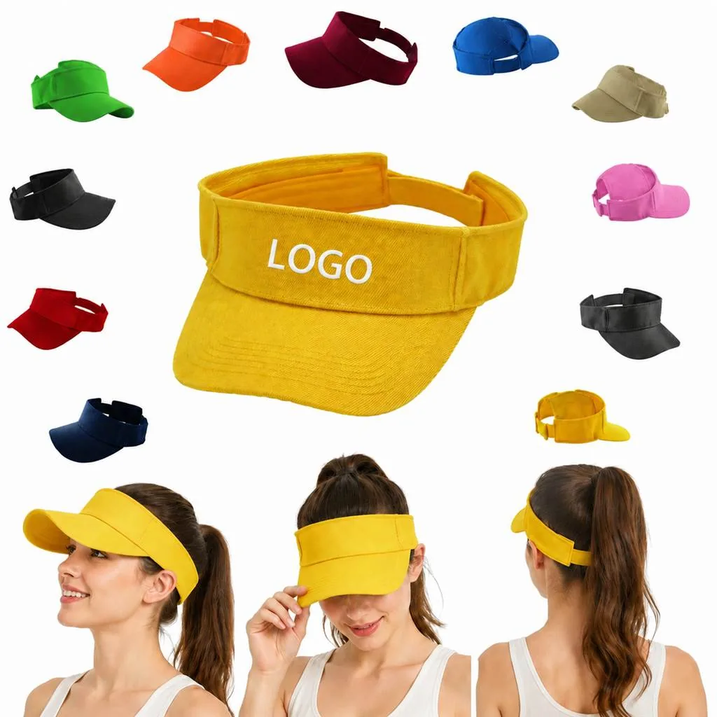 Breathable Sport Sun Visor with Adjustable Strap