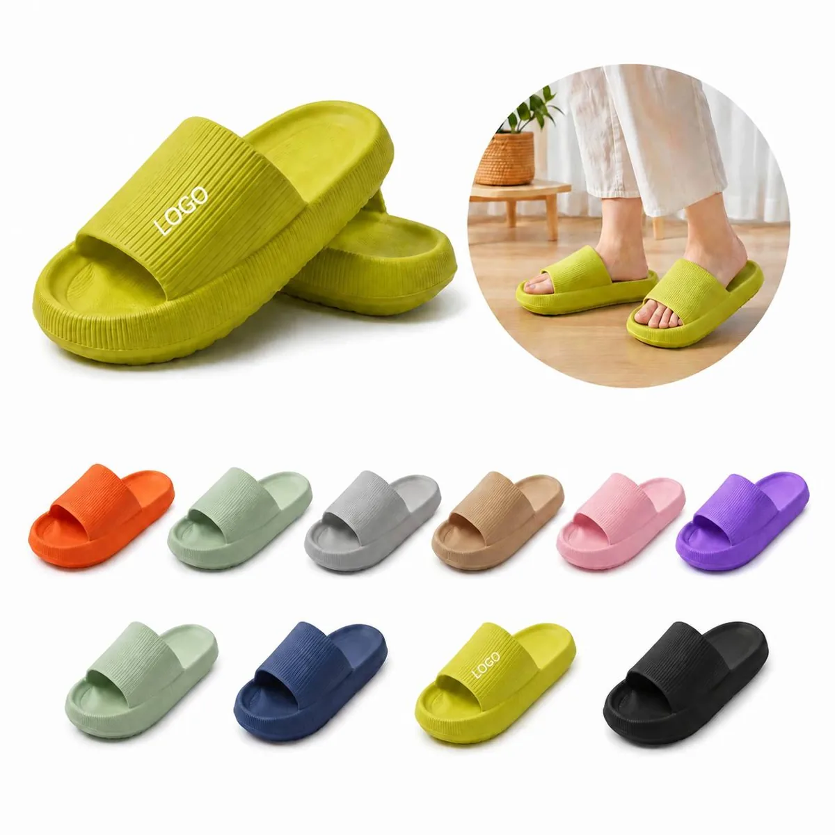 Ultra-Rebound Cloud Slippers for Women and Men, Breathable