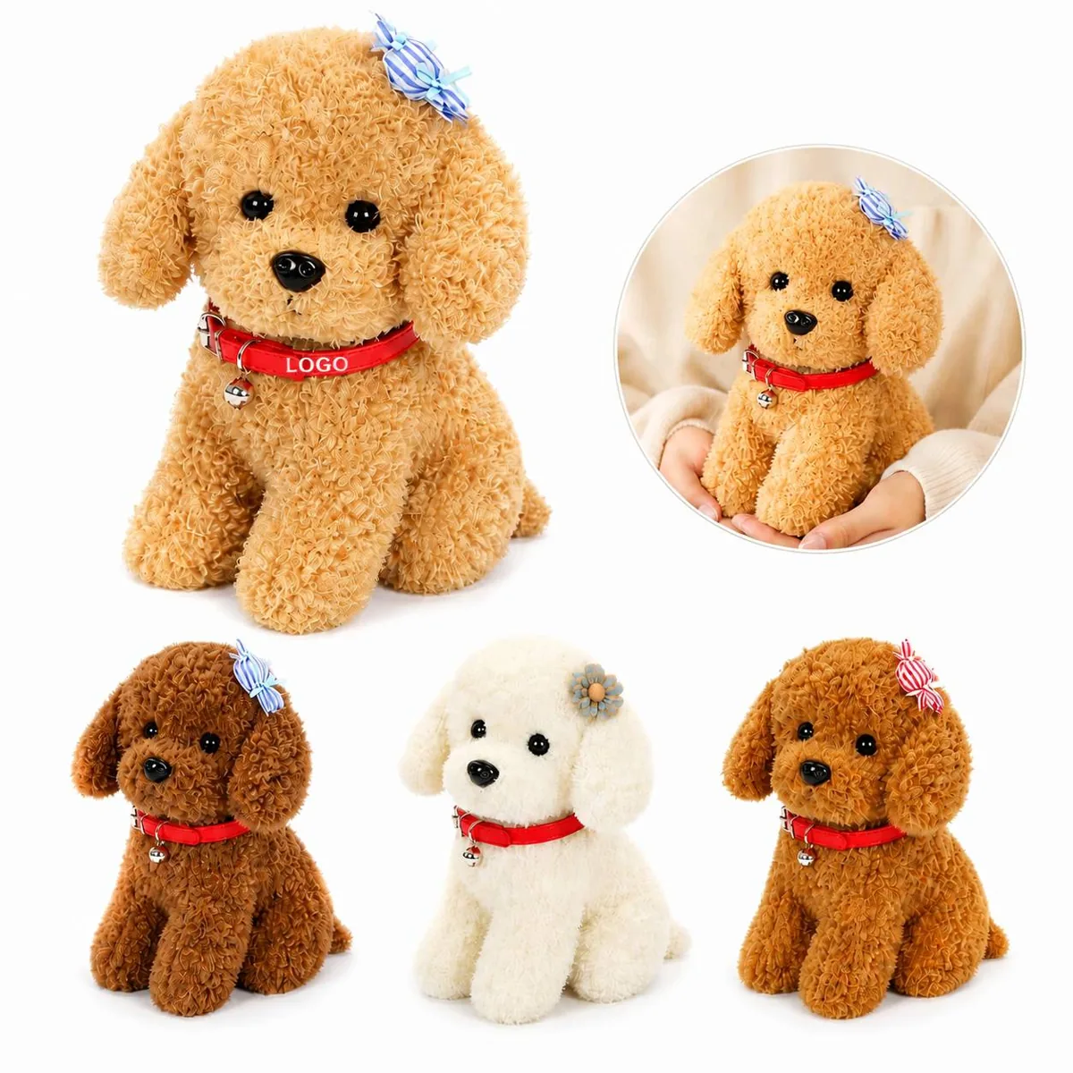 Soft Plush Dog Toy 22cm, Durable Non-Toxic Chew Companion
