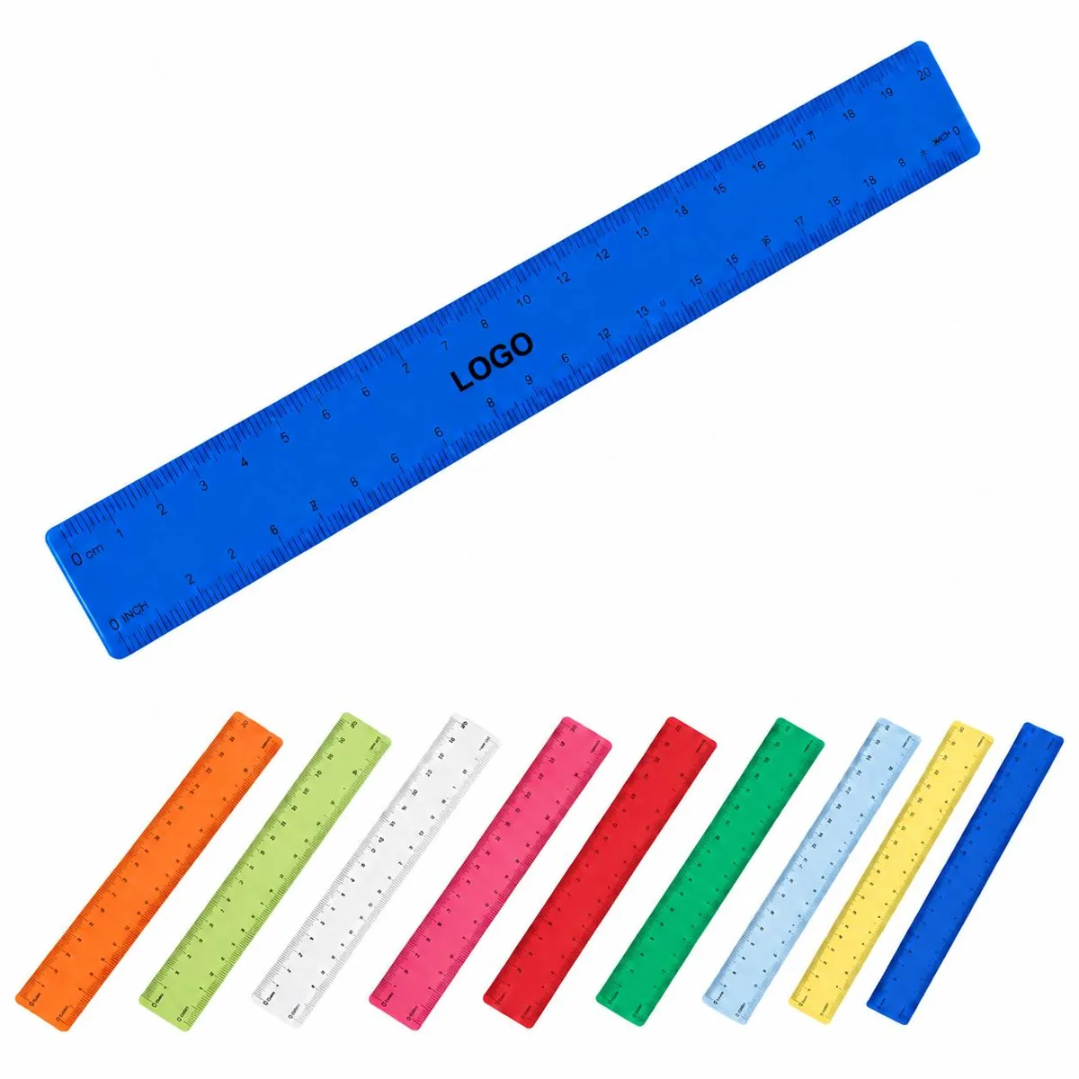 Shatter Resistant Plastic Ruler with Clear Markings for Everyday Use