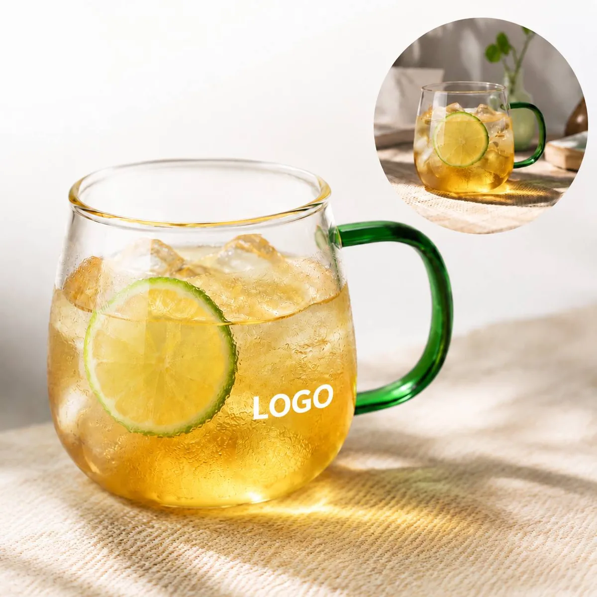 Borosilicate Glass Thermal Shock Cup for Hot & Cold Drinks