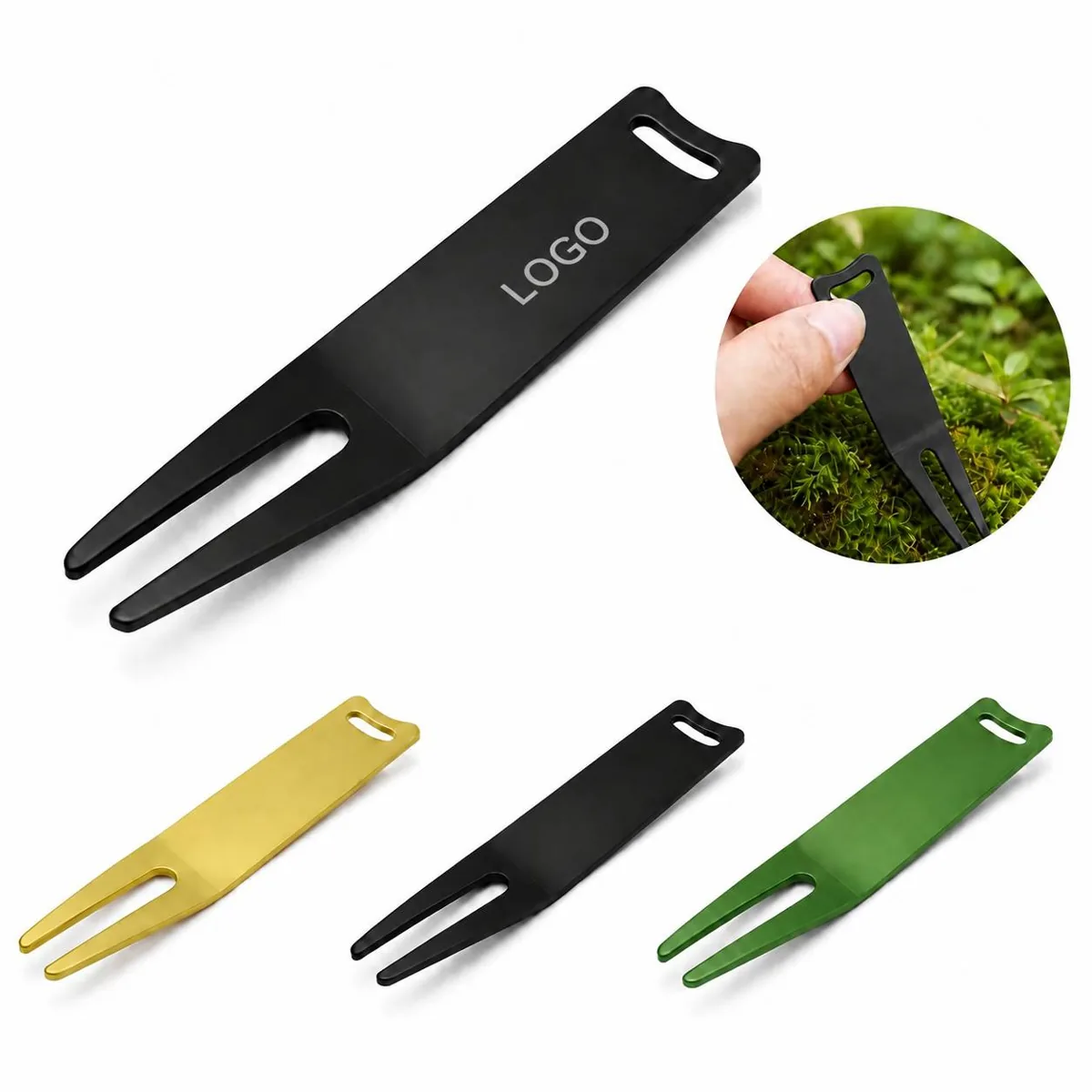 Sturdy Metal Golf Divot Tool for Precise Turf Repair
