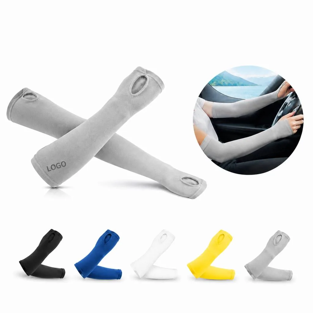Cooling UV Arm Sleeves for Sun Protection, Breathable Ice