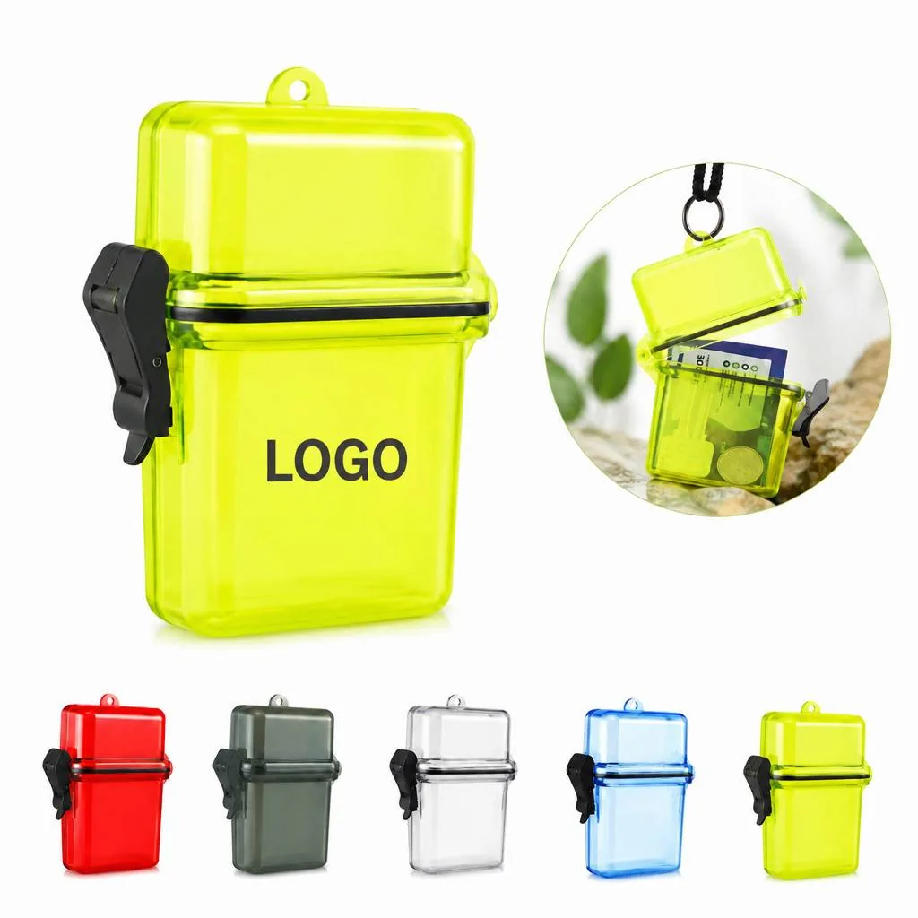 Waterproof Swim Box with Detachable Lanyard for Keys and More