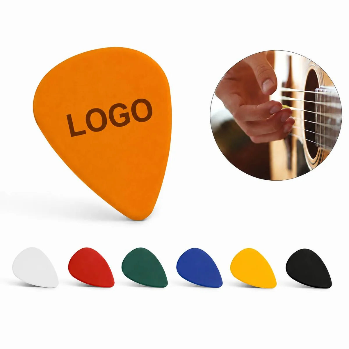 0.46mm Colorful Plastic Guitar Picks for Strumming