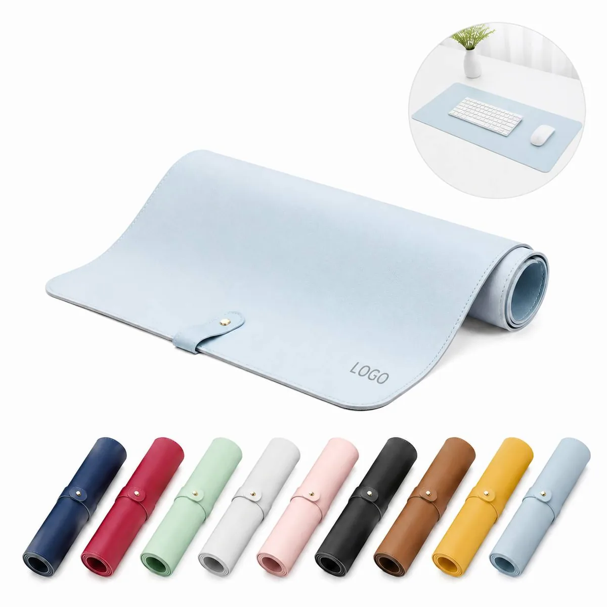 Double-Sided Mouse Pad Waterproof with Smooth & Textured