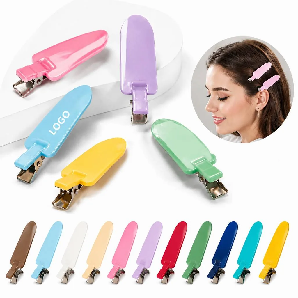 Creaseless Leaf Hair Clips for Makeup & Styling, Snag-Free