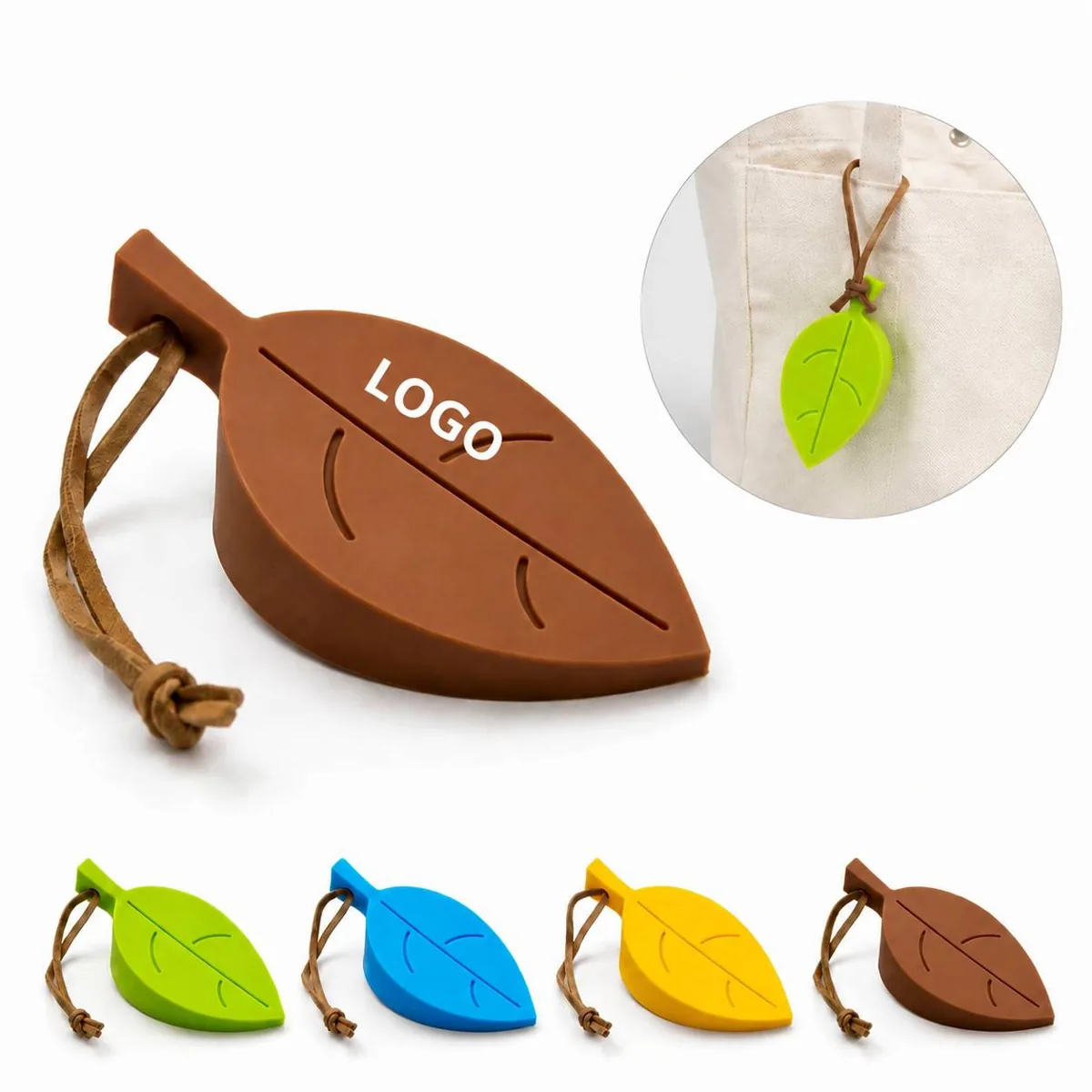 Leaf Silicone Door Stopper for Carpet and Hardwood