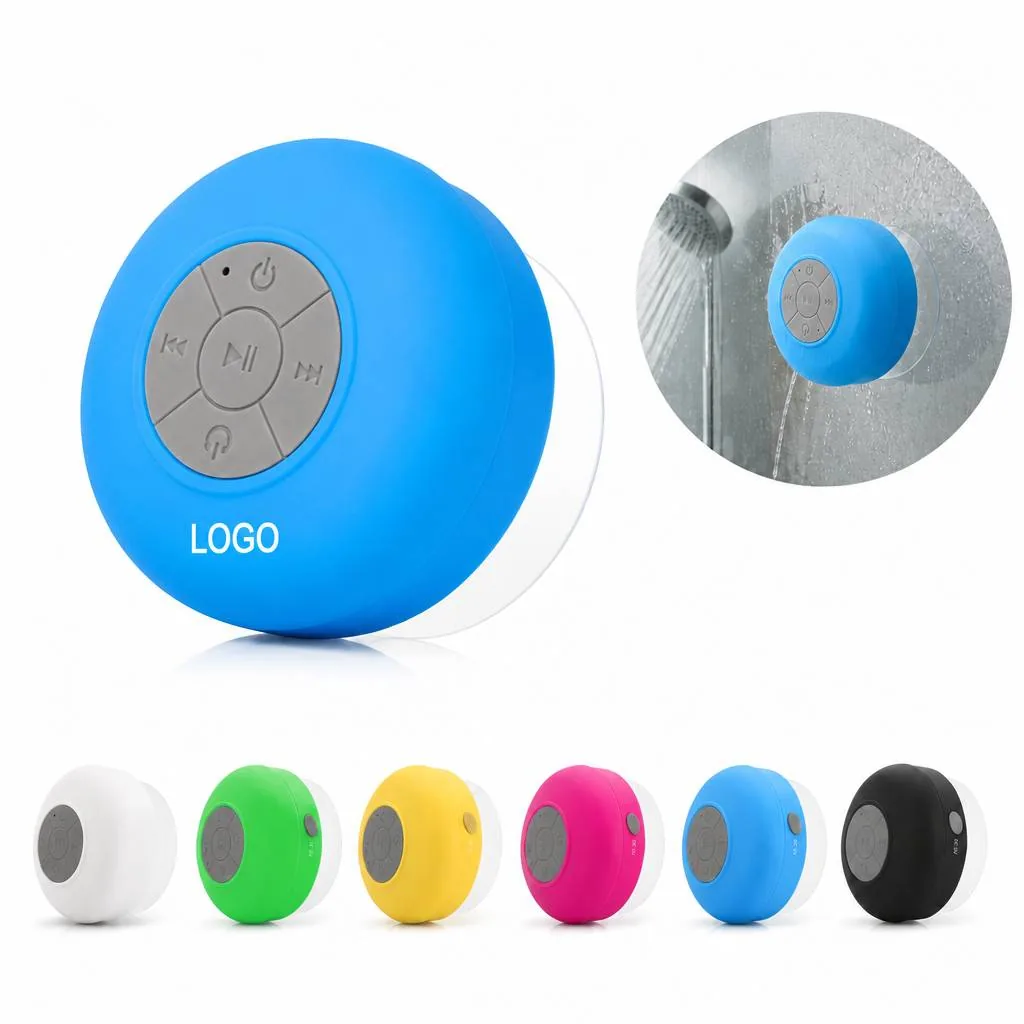 Waterproof Wireless Shower Speaker with Clip, Portable