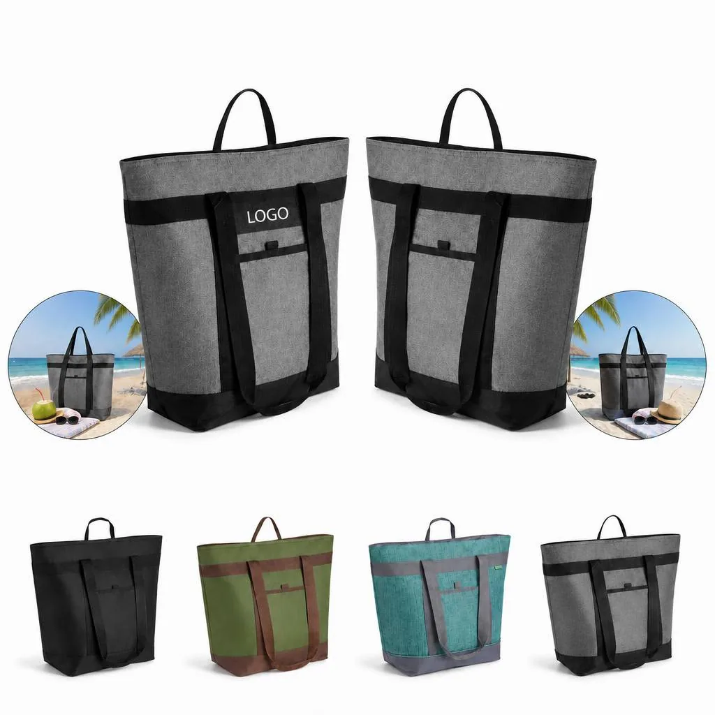 Collapsible Soft Cooler Bag Insulated Food Storage for Everyday Use