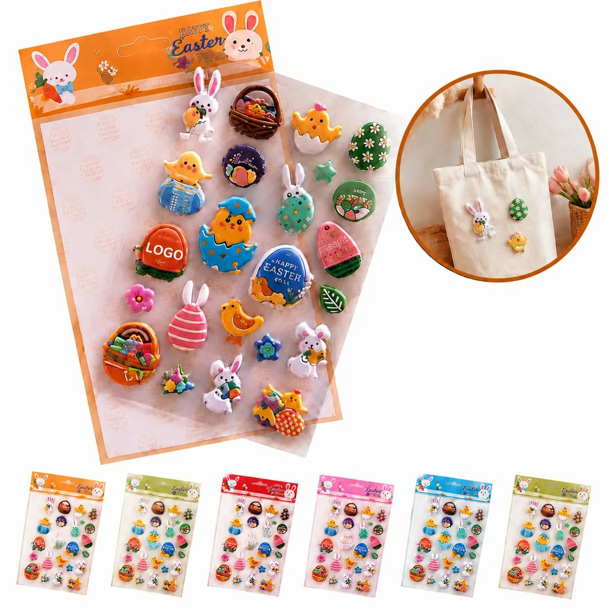 3D Puffy Stickers for Laptops, Bottles, Notebooks,