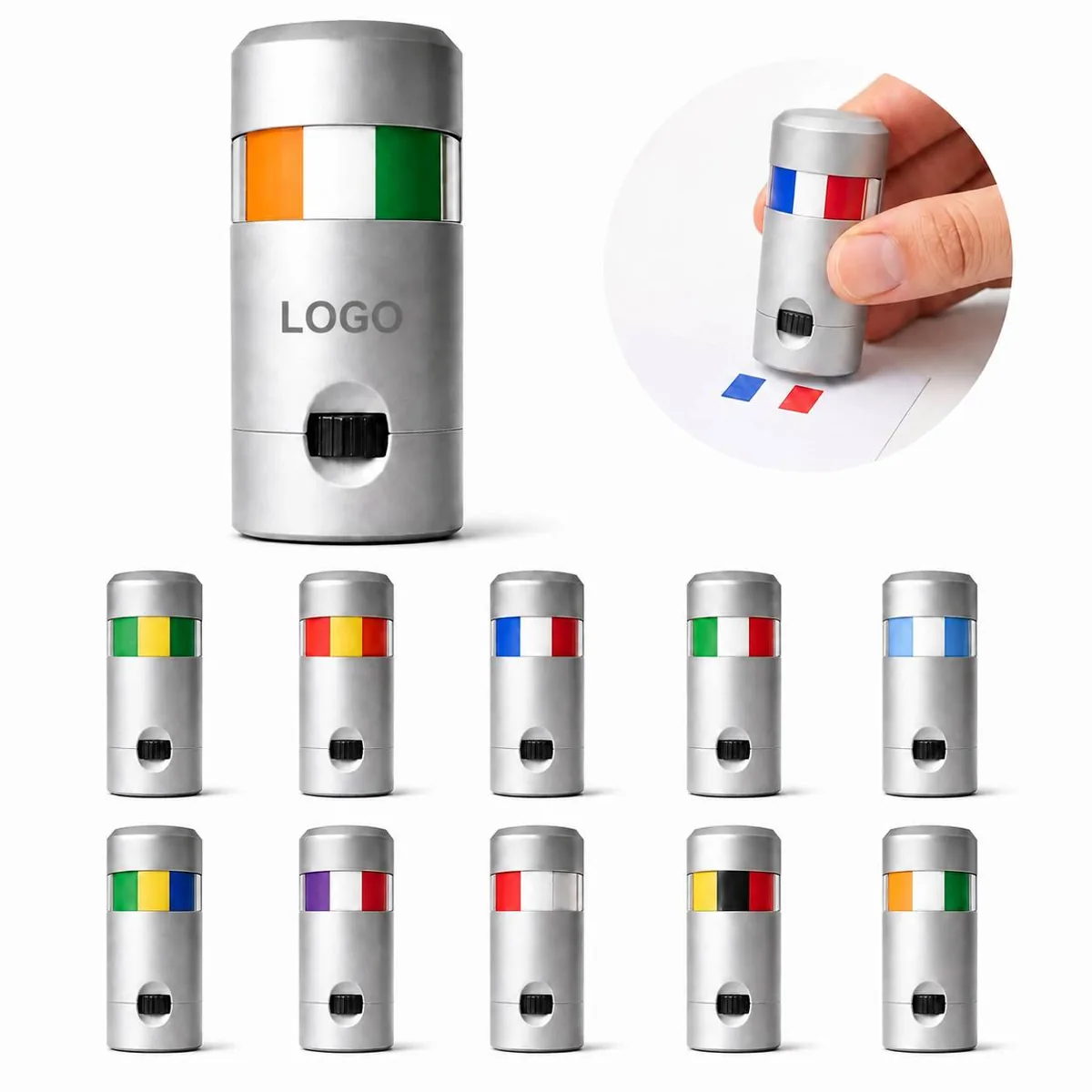 3-Color Face Paint Stick for Skin-Safe Body Art
