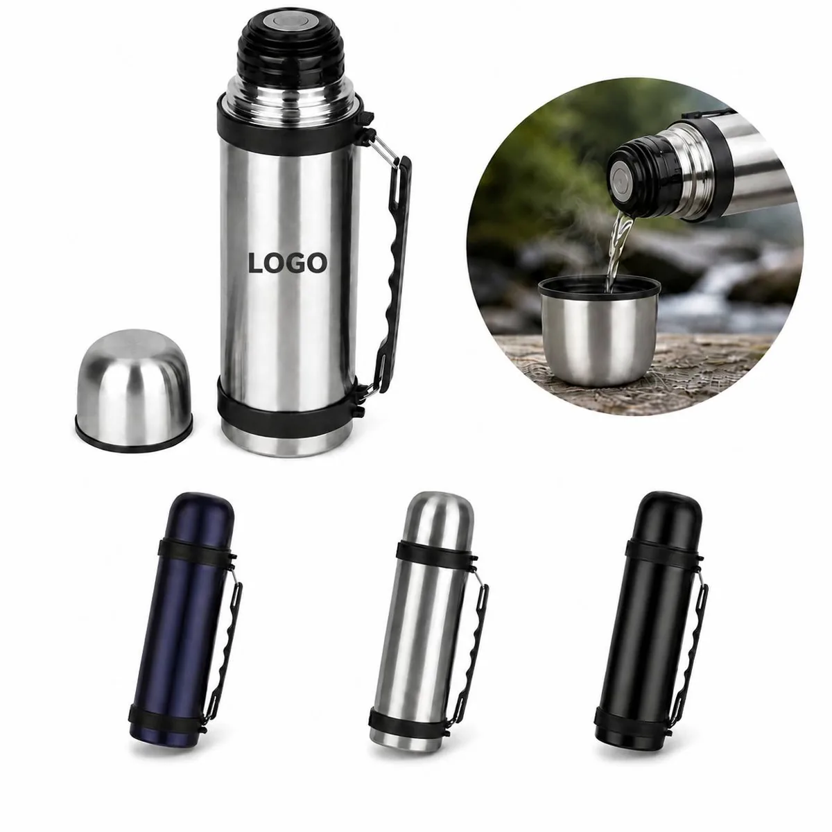 Vacuum Insulated Tumbler with Leak-Proof Lid for Hot and More