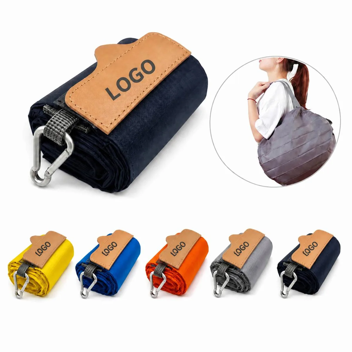 Extra-Large Foldable Eco Tote Bag for Grocery, Travel &
