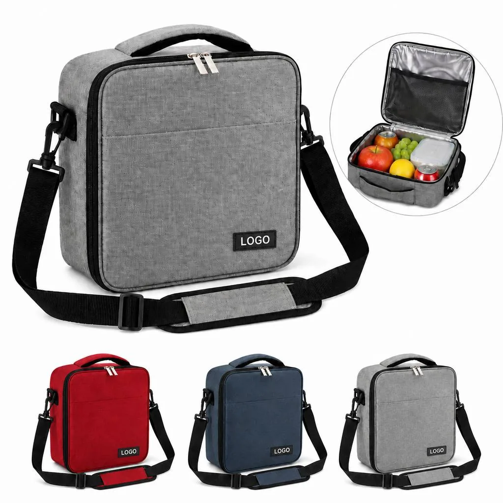 Insulated Oxford Grocery Tote, Thermal Cooler Bag with Added Functionality