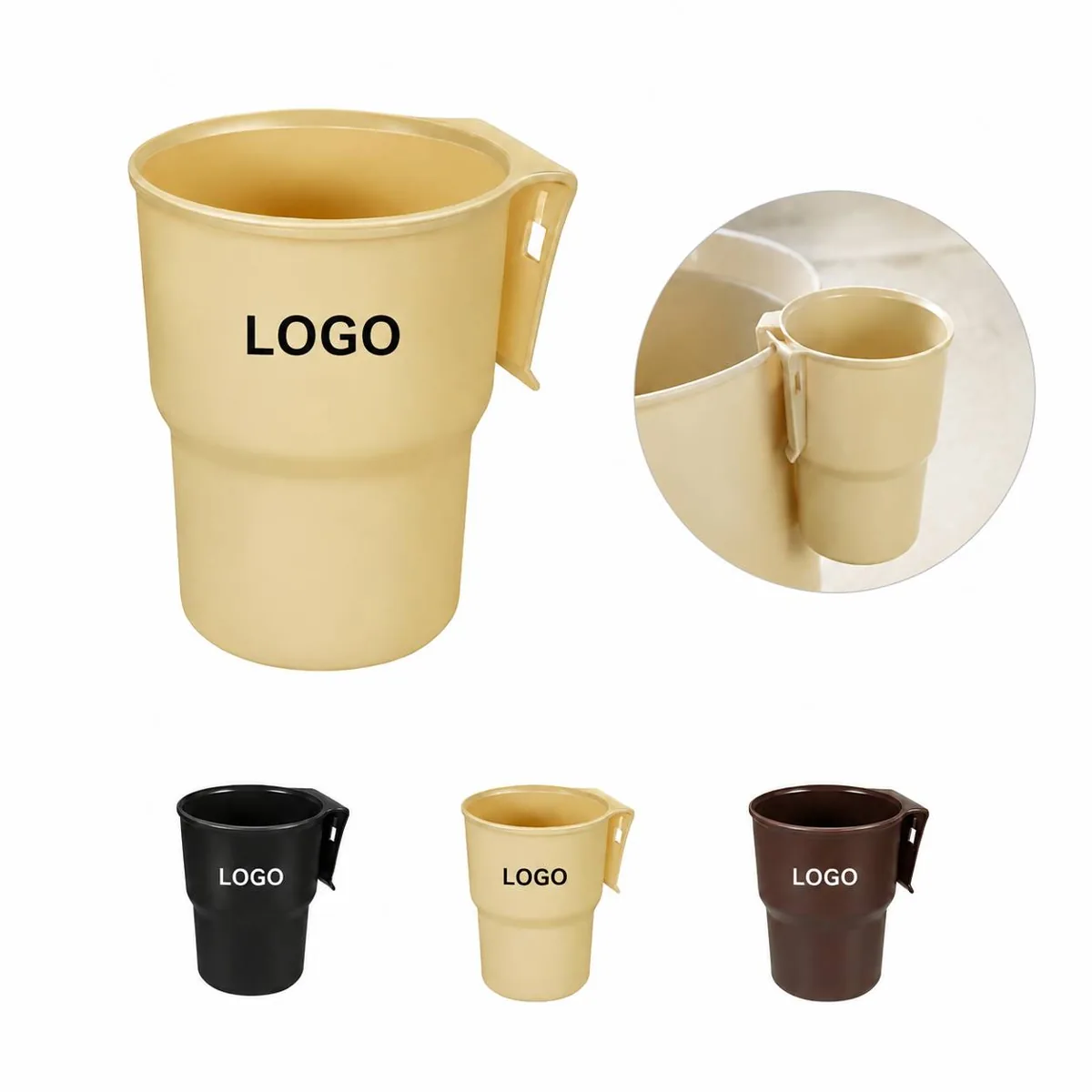 Under Cabinet Cup Holder for Mugs, Space Saving Hanging Rack