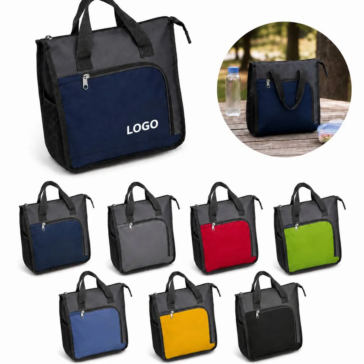 Leak-Proof Insulated Lunch Tote Bag for Work, School, Travel