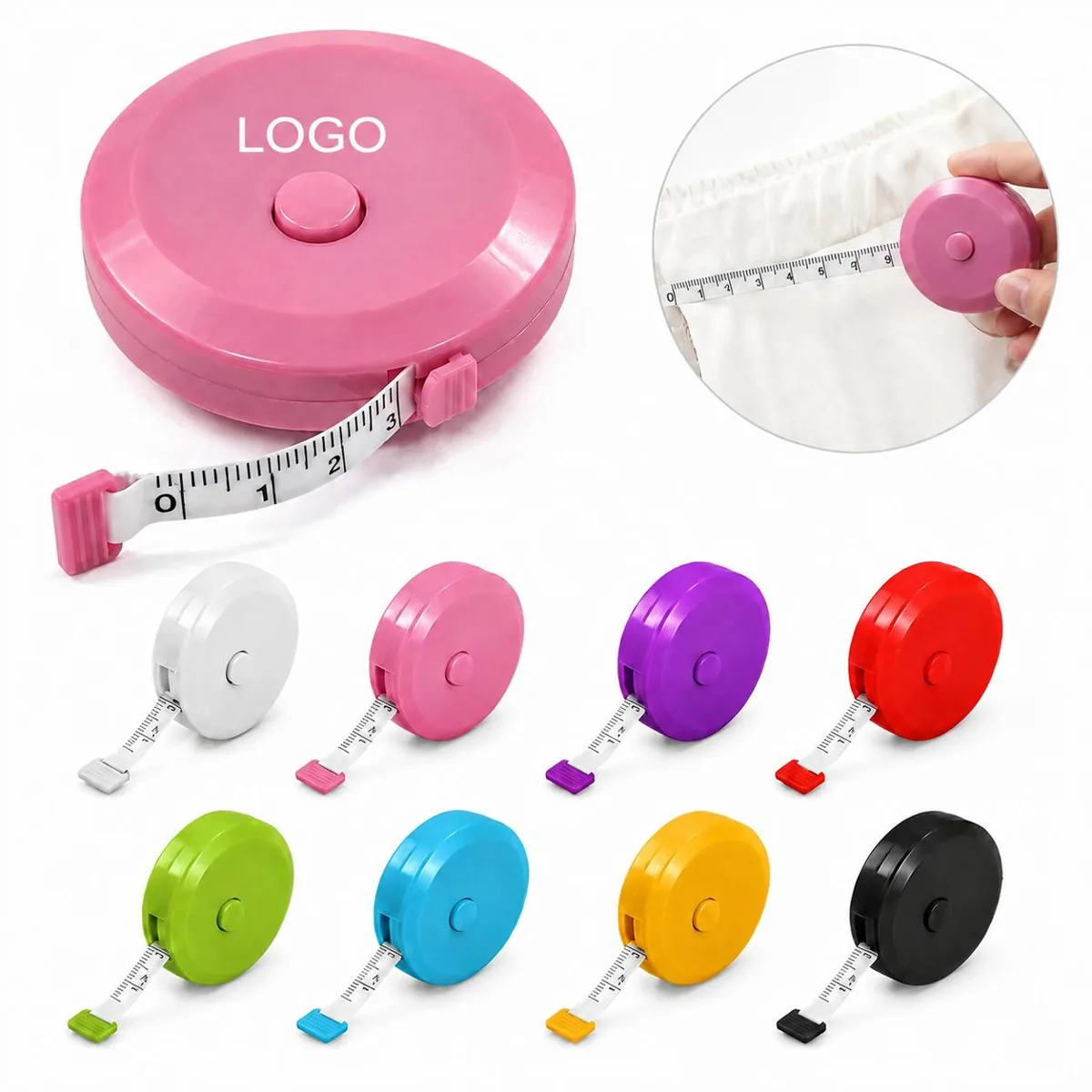 5 ft Auto-Lock Soft Tape Measure, Flexible Retractable for Everyday Use