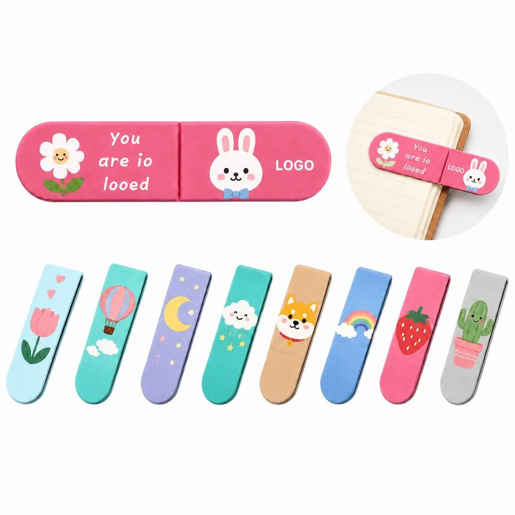 Soft Magnetic Bookmark, Strong Grip for Secure Page Holding