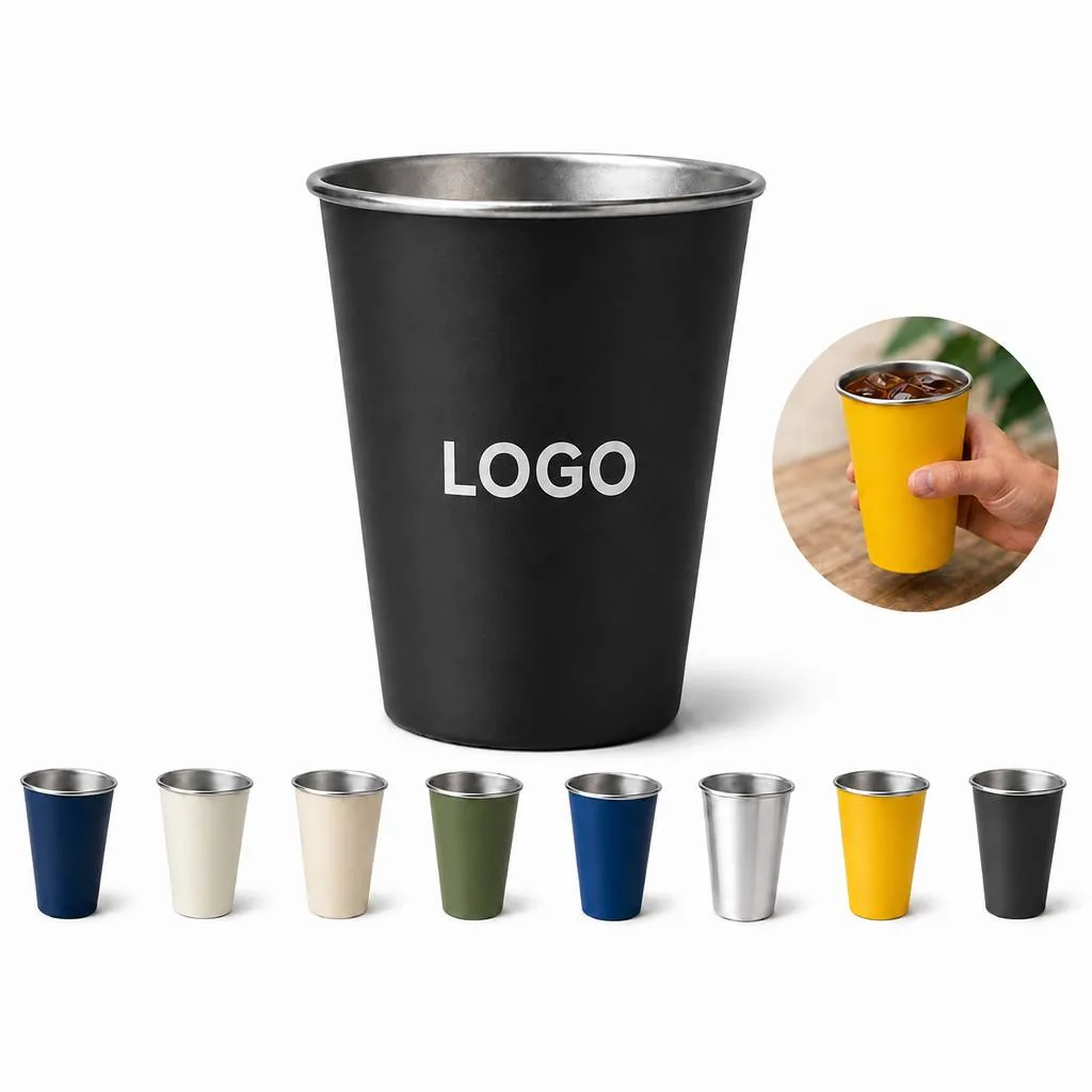 16 oz Insulated Stainless Steel Pint Mug with Handle