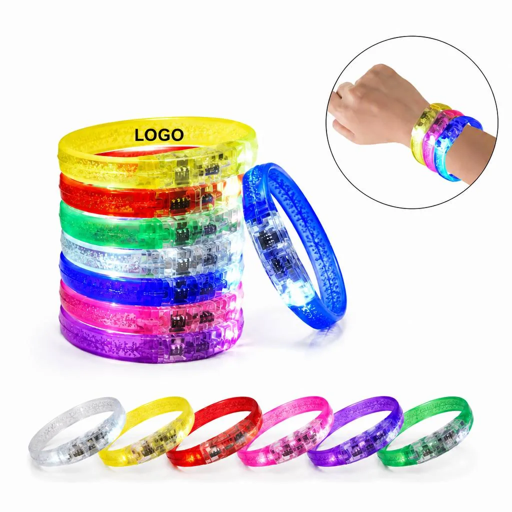 Flashing LED Wristband for Night Events, Adjustable Glow