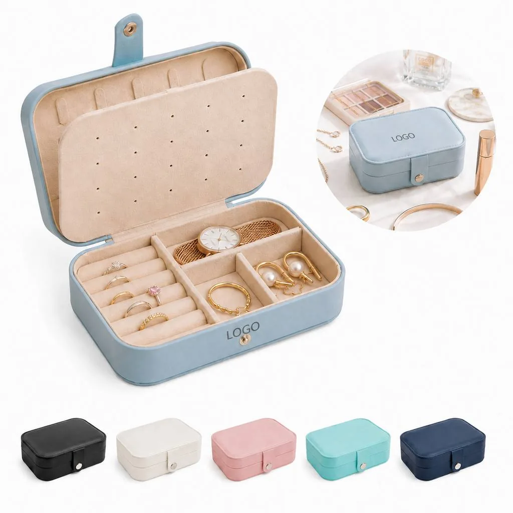 Double Layer Travel Jewelry Organizer Box for Bracelets