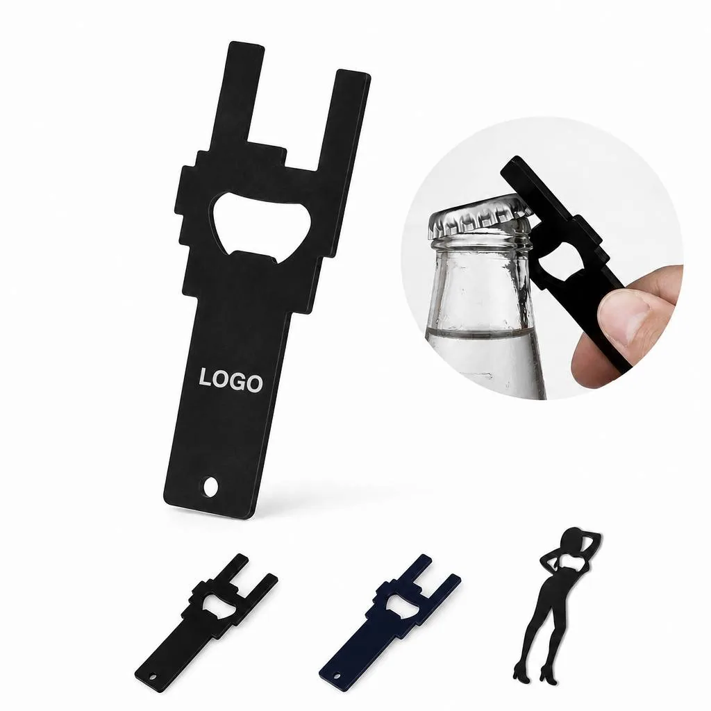 Stainless Steel Painted Football Beer Bottle Opener
