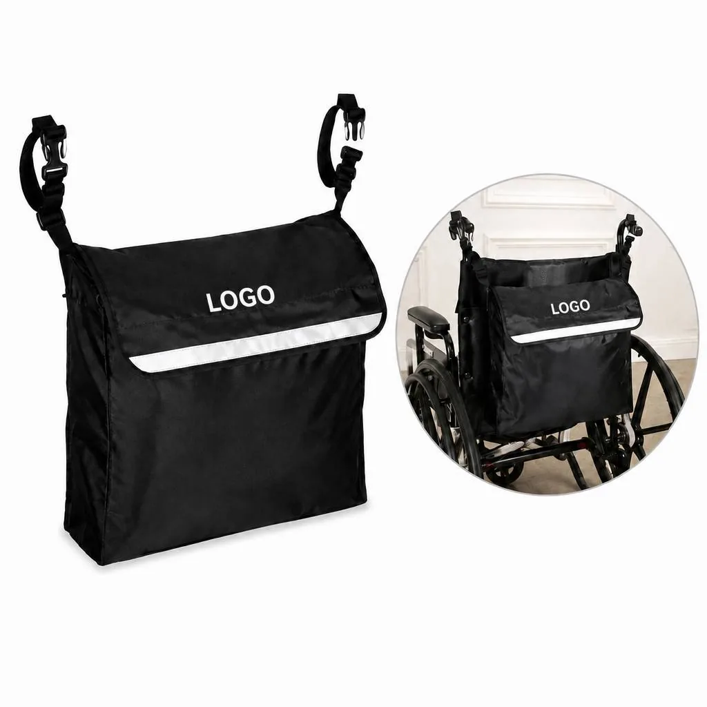 Waterproof Wheelchair Back Bag with Multiple Compartments
