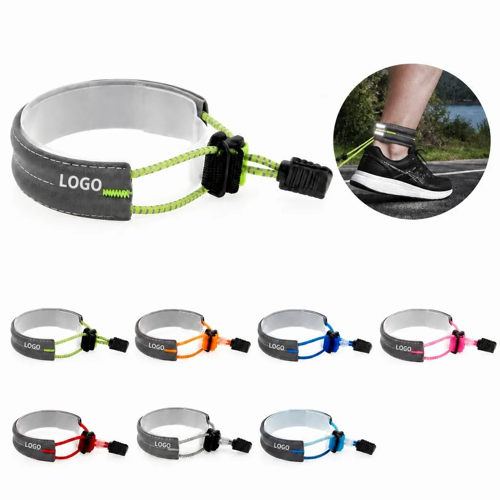 Reflective Leg Straps for Night Cycling High-Vis Safety