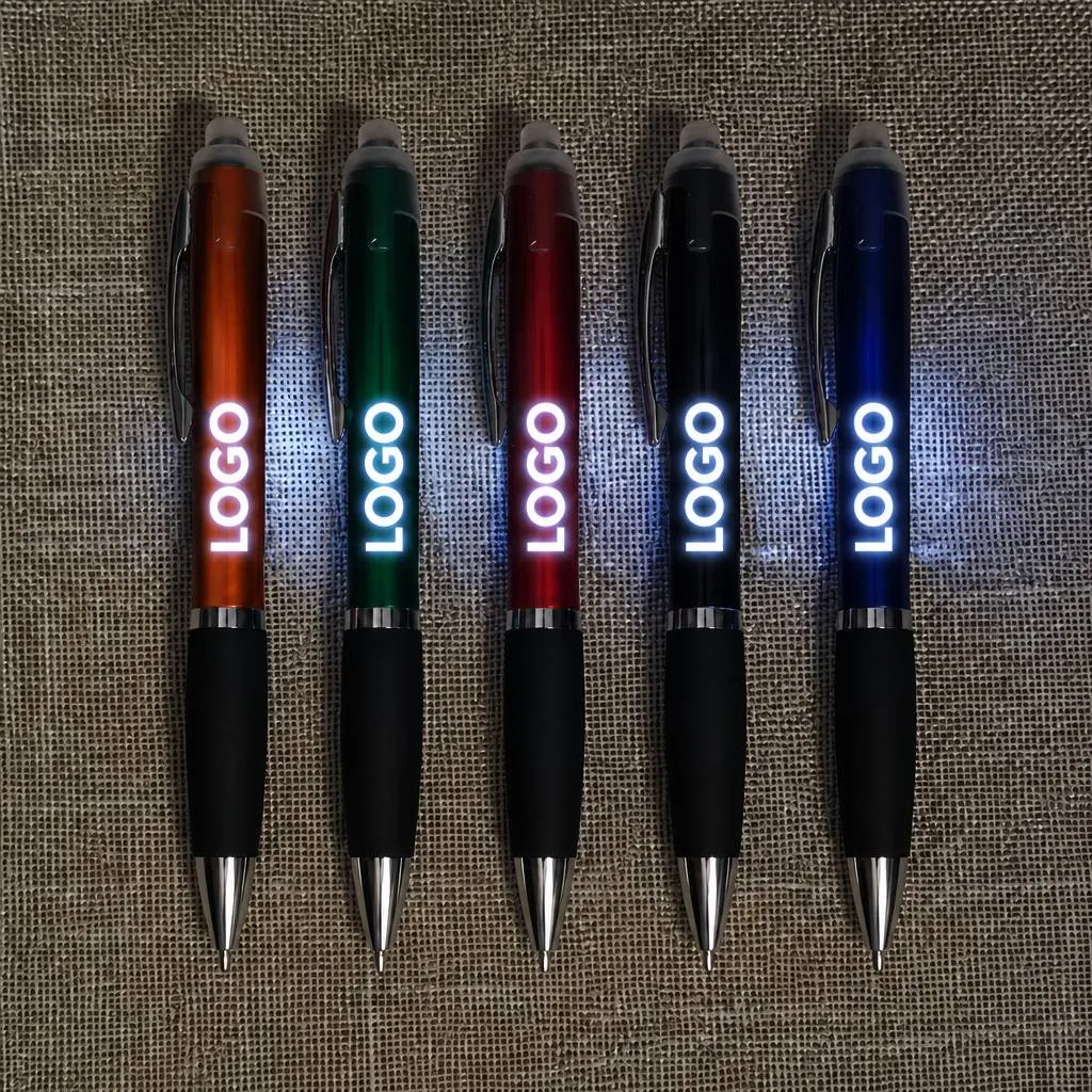 LED Logo Touch Pen with Glowing Gourd Design for Stylus