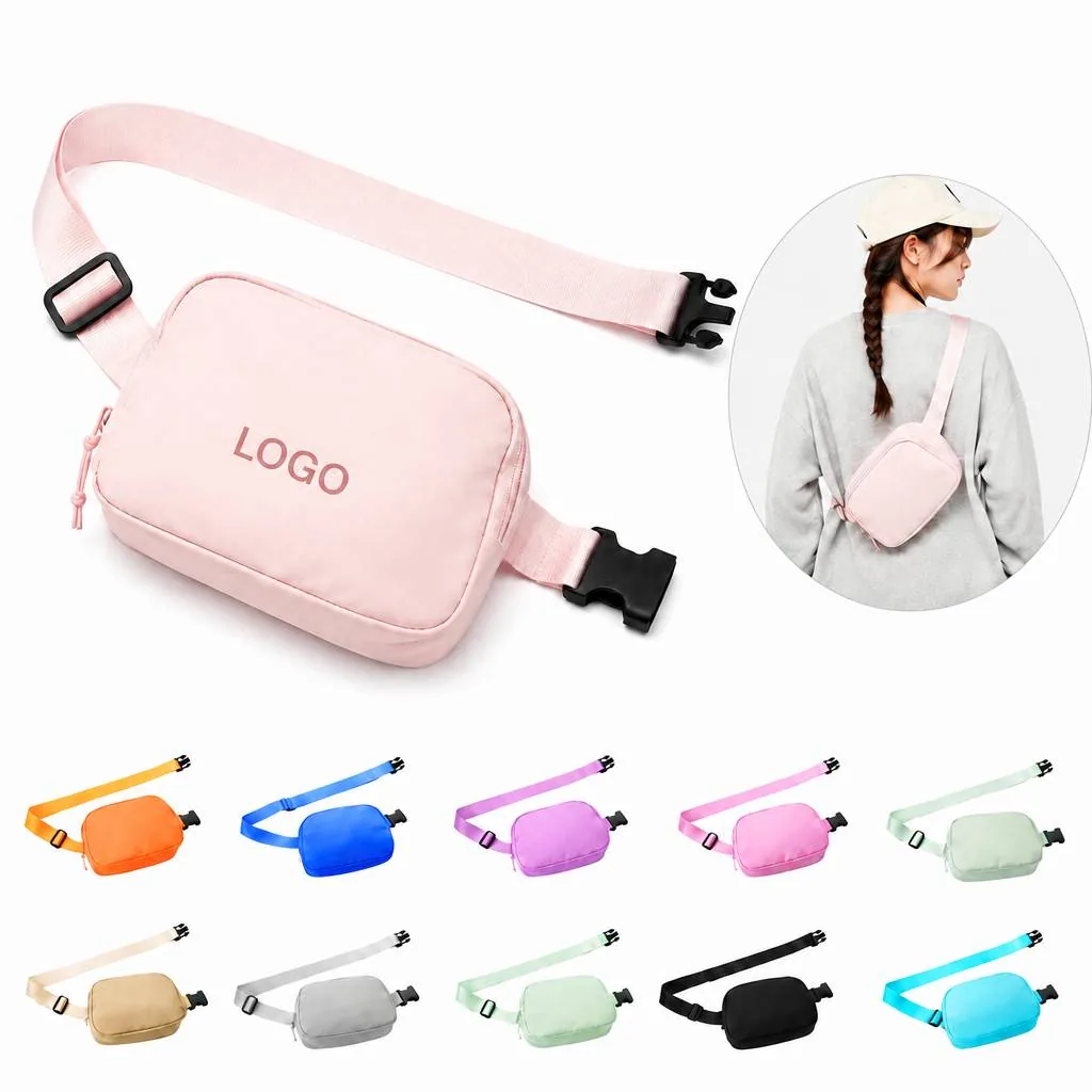 Oxford Waist Pack with Adjustable Strap and Multiple