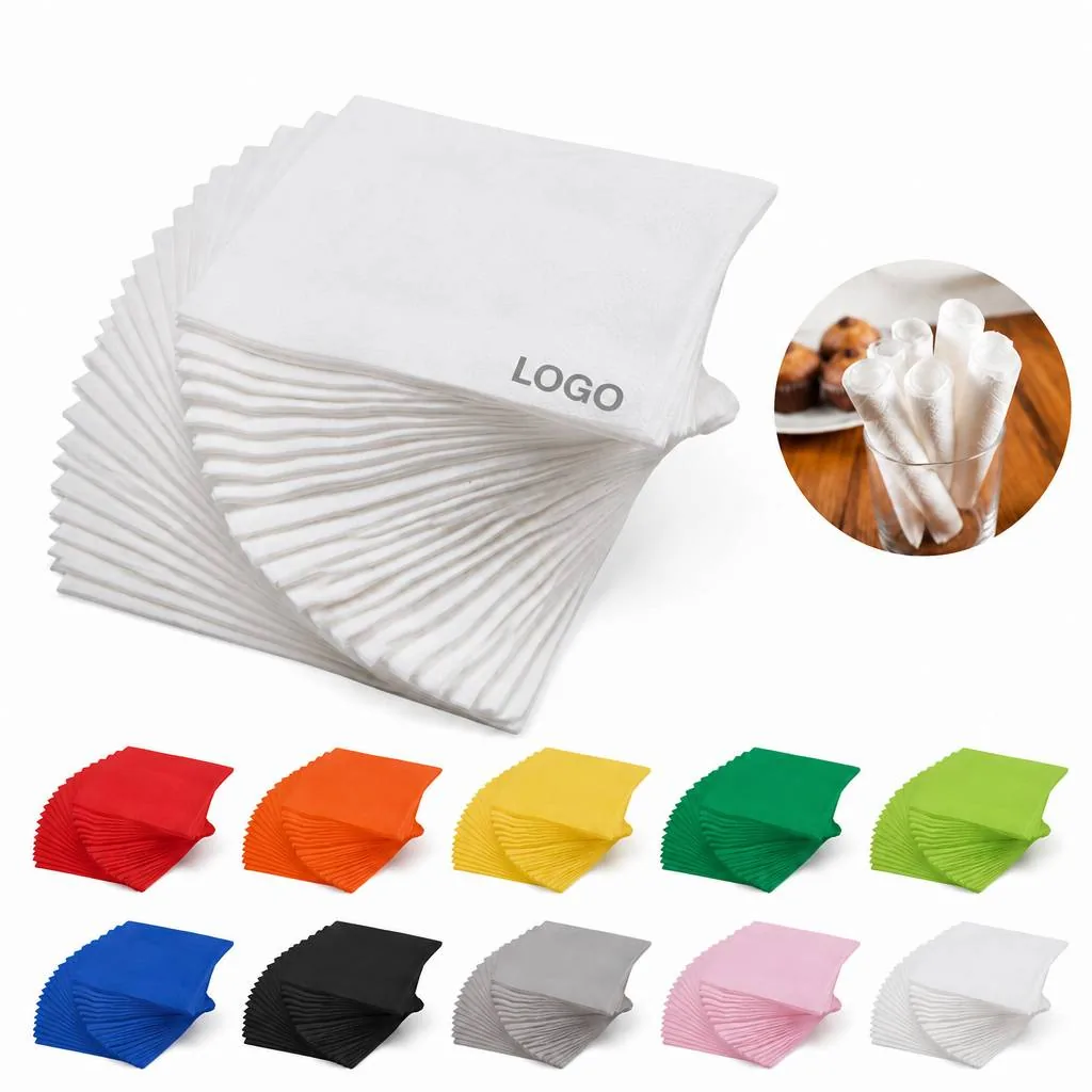 Disposable Double-Layer Napkins for Restaurants, Soft