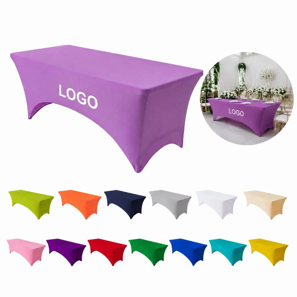 160 GSM Dye Sublimation Stretch Table Cover for 6ft Tables